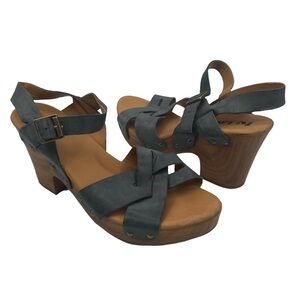 Kork-Ease Gray and Tan Sandals